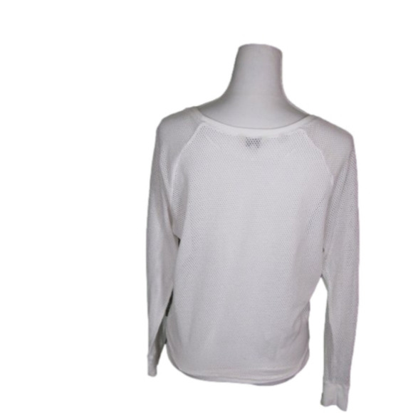 GUESS White Mesh Top Size Medium - Picture 4 of 6